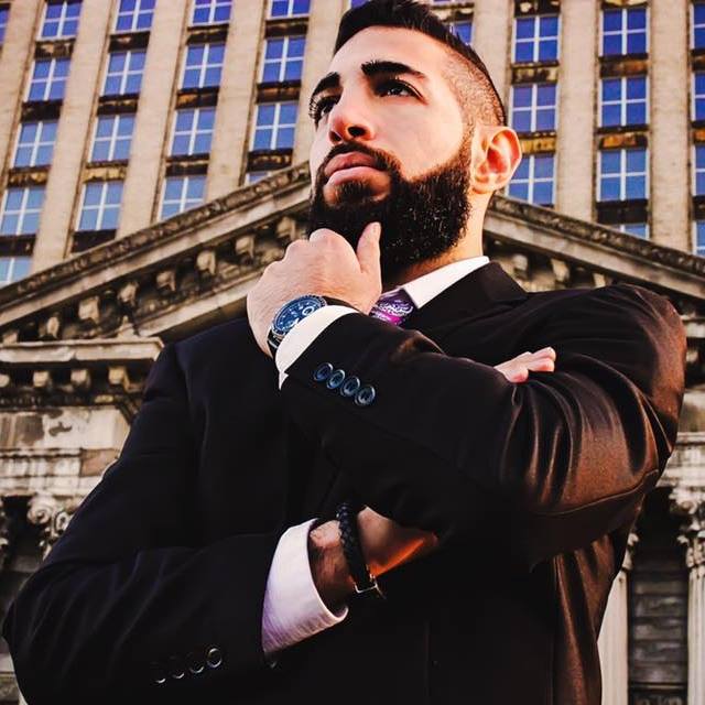 Arabbo Law attorney standing in front of courthouse